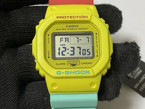 カシオ CASIO Gショック G-SHOCK Breezy Rasta Color ブリージー・ラスタカラー DW-5600CMA-9JF 展示未使用品