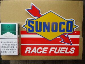 【送料無料】SUNOCO RACE FUELS スノコオイル　ステッカー　旧ロゴマーク　NASCAR　D1　スーパーフォーミュラ　ゼロヨン　レーガス