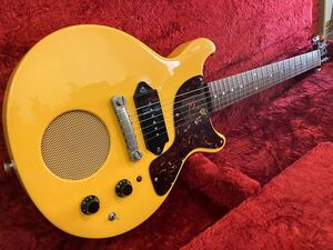 【正常動作品】　Xmas guitar company Child CH-1 Yellow アンプ内蔵　レスポール　ジュニア　jr