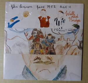 JOHN LENNON「WALLS AND BRIDGES」米ORIG[初回SW規格APPLE盤 特殊ジャケ]シュリンク美品