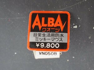 セイコー SEIKO アルバ ALBA ミッキーマウス オールド クォーツ 腕時計用 新品販売時 展示タグ 紙タグ 品番: VN050B cal: Y643