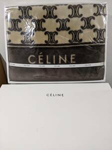 長期保管品 CELINE セリーヌ アクリルハーフケット 日本製 西川 140×100