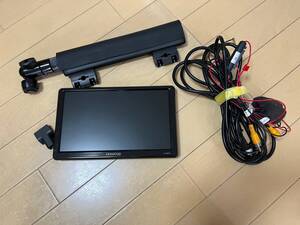 KENWOOD ケンウッド 9V型 WVGAモニター LZ-900　リアモニター ヘッドレストステーSK-100RM