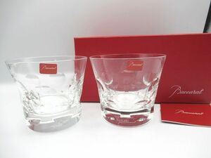 ☆未使用 Baccarat バカラ BERUGA ベルーガ クリスタル ロックグラス ペア タンブラー 2客セット オールドファッション ブランド食器☆