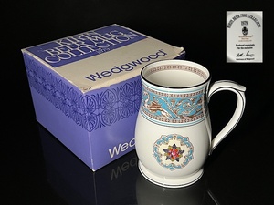 【瑞】ウェッジウッドWEDGWOOD フロレンティーン ターコイズ　ビアマグ　１９７９