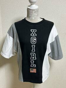 【 X-girl★エックスガール】へービーウェイト・半袖Tシャツ・サイズ2