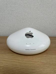 [ジャンク] Apple純正★AirMac Extreme ベースステーション A1034★無線LANルーター Wi-Fiルーター MAC★動作未確認