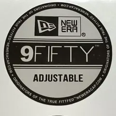 9fifty ニューエラ　NEW ERAサイズシール  ADJUSTABLE銀