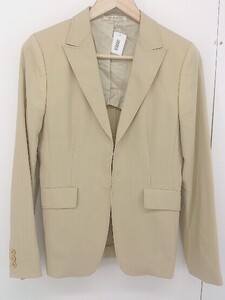 ◇ COMME CA DU MODE コムサデモード 長袖 ジャケット サイズM ベージュ レディース