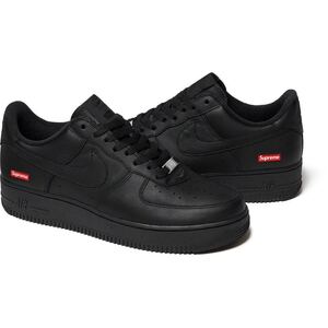 【新品未使用】 SUPREME シュプリーム NIKE AIR FORCE 1 LOW シュプリーム ナイキ エアフォース 1 スニーカー 靴 新品 BLACK 27cm ブラック