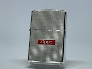 送料無料 ZIPPO[ジッポー]両面加工 DOT & LOGO ドット＆ ロゴ シルバー 2S-CUTLOGO