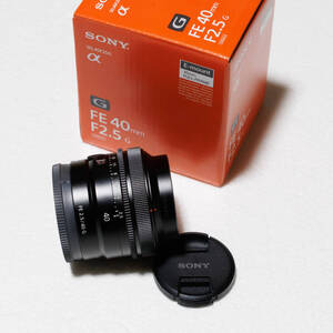 SEL40F25G / FE 40mm F2.5 G / 新品同様！