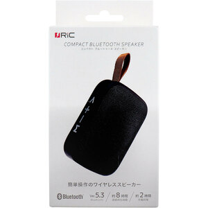 まとめ得 RiC コンパクトBluetoothスピーカー ブラック BS0008BK x [4個] /k