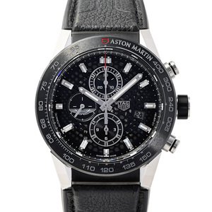 タグ・ホイヤー TAG HEUER カレラ アストンマーティン スペシャルエディション CAR2A1AB.FT6163 ブラック文字盤 新品 腕時計 メンズ