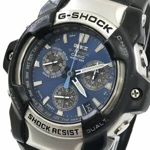 CASIO カシオ G-SHOCK ジーショック TheG GIEZ ジーズ 腕時計 GS-1000J 電波ソーラー タフソーラー ブラック ブルー 格好良い 動作確認済