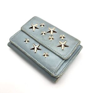 JIMMY CHOO ジミーチュウ スタッズ コンパクト ウォレット 財布