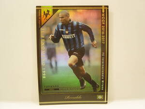 Panini WCCF 2016-2017 HOLE ロナウド　インテル RONALDO Luis Nazario 1976 Brazil　FC Inter Milano History Of Legends SEGA