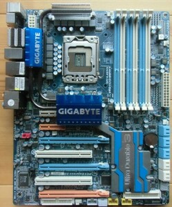 Win10確認済 LGA1366 ATXマザーボード GIGABYTE GA-EX58-UD5 REV:1.0 (X58/ICH10R)(Win10HOMEデジタル認証済)