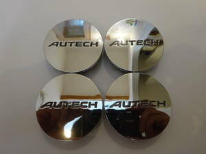 AUTECH 日産純正ホイール センターキャップ 4個 メッキ 54mm 40342 1A310/320 セレナ ノート マーチ キューブ エルグランド オーテック