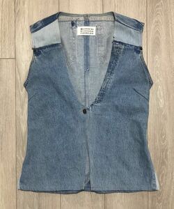 MARTIN MARGIELA ARTISANAL RECONSTRUCTED DENIM VEST マルジェラ アーティザナル 再構築 デニム ベスト