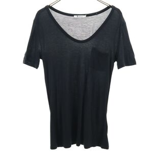 アレキサンダー ワン 半袖 Tシャツ XS ブラック ALEXANDER WANG ポケT メンズ