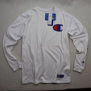 【新品】チャンピオン（CHAMPION）（メンズ）プラクティス UVカット ロングTシャツ C3-SV402 010 バレーボールウェア スポーツウェア ユニS