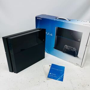 ☆1円〜☆ SONY ソニー PS4 500GB 本体 CUH-1100A FW9.03 ジェットブラック 箱付き PlayStation4 プレイステーション4 プレステ4 ②