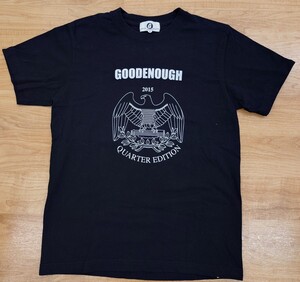 Sサイズ 25周年記念 GOODENOUGH fragment design Tシャツ T-shirts TEE BLACK 黒 グッドイナフ 藤原ヒロシ