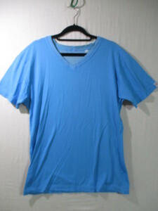 【AIRWALK】Tシャツ 半袖 サイズＬ色ブルー身丈66身幅50/EAE