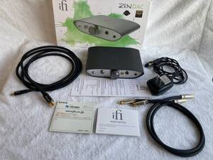 iFi audio ZEN DAC V2 / USBケーブル(TypeA - TypeC ) 、audio-technica ACアダプター、BELDEN RCAケーブル 付属 送料無料