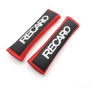 ★RECARO★レカロ★JDM★シートベルトカバー★赤★布製★新品★