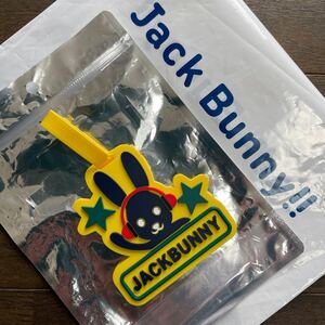 送料無料ジャックバニーbyパーリーゲイツJACK BUNNYネームプレートDJうさぎエンボス立体肉厚シリコンベルト調節unisex Yellow(お買得)新品