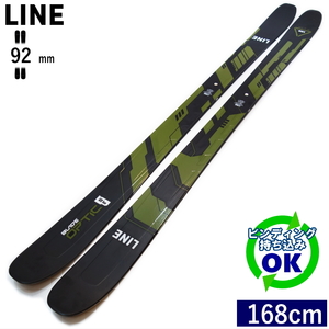 LINE BLADE OPTIC 92[168cm/92mm幅] 23-24 ライン ブレイドオプティック フリースキー ツインチップ 板単体 日本正規品