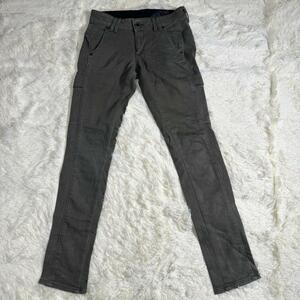 サムシング SOMETHING Mサイズ SW276 ダークグレー デニムパンツ スキニー EDWIN エドウィン GRAY 細身 綿 古着 DENIME USED品