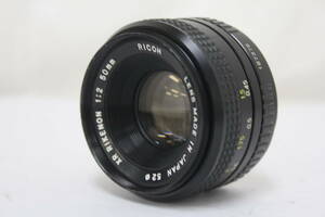 【返品保証】 リコー Ricoh XR Rikenon 50mm F2 レンズ v6124