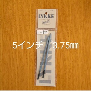 Lykke　リッケ　Indigo　5インチ　3.75㎜　木製　付け替え針