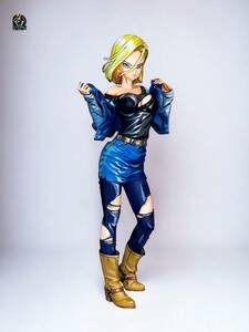 ドラゴンボール　フィギュア　人造人間18号　リペイント 二次元彩色 