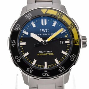 △ IWC SCHAFFHAUSEN IW356808 アクアタイマー オートマティック 2000 自動巻き メンズ 美品 保証書付き H#127739