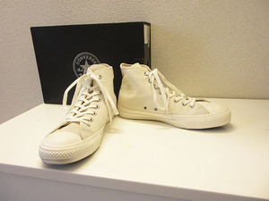 エンジニアードガーメンツ★EG×CONVERSE×BEAMS PLUS - ALL STAR 100 HIGH/White【US7】★箱/スペア靴紐有り