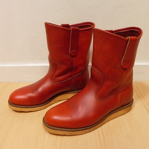 【廃盤 99年製 四角犬タグ】USA製 レッドウィング 8866 ペコスブーツ size 7E ビンテージ 90s RED WING PECOS BOOTS 中古 ★h