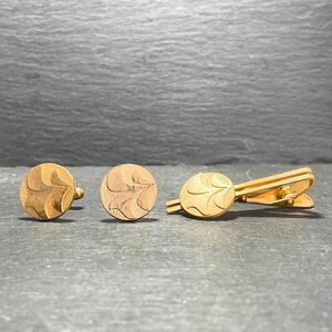 ネクタイピン カフスボタン セット 箱付き 服飾小物 ヴィンテージ メンズ スーツ 装飾品 アクセサリー ファッション 仕事 ビジネス