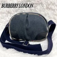 BURBERRY LONDON ショルダーバッグ　デニム　ノバチェック