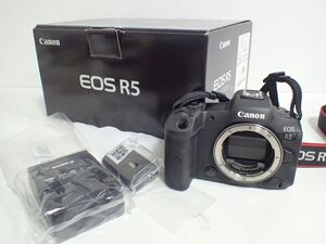 K428/8H◆Canon キャノン EOS R5 ボディ ブラック 美品◆