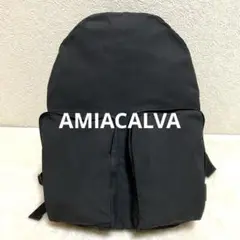 AMIACALVA バックパック リュックサック 大容量 ブラック