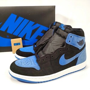 Nike Air Jordan 1 Retro High OG Royal Reimagined 27.5cm ナイキ エアジョーダン スニーカー シューズ 靴 ブラック ブルー ホワイト 黒青