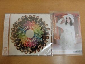 (16823)福岡聖菜 AKB48 11月のアンクレット 生写真+CD 劇場盤　