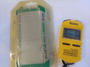 ☆Robic(ロビック)　ストップウォッチ　SC-505　モータースポーツ　陸上競技　☆送料無料☆▲