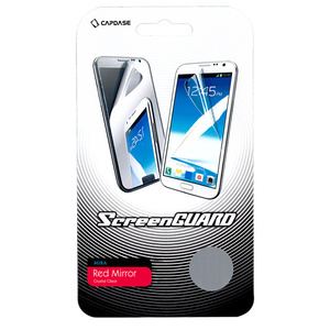 即決・送料込)【ミラーになる液晶保護フィルム】CAPDASE GALAXY S5 SCL23/SC-04F ScreenGuard Red mira レッド・ミラー