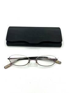 【美品】Paul Smith　ポールスミス　PS-979 眼鏡　メガネ　ハーフリム　50□18-140　度有り　レンズ幅4.9　高さ2.8