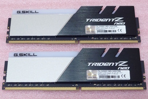 ∠G.Skill F4-3200C16D-32GTZN *PC4-25600/DDR4-3200 288Pin DDR4 UDIMM 32B(16GB x2) 動作品